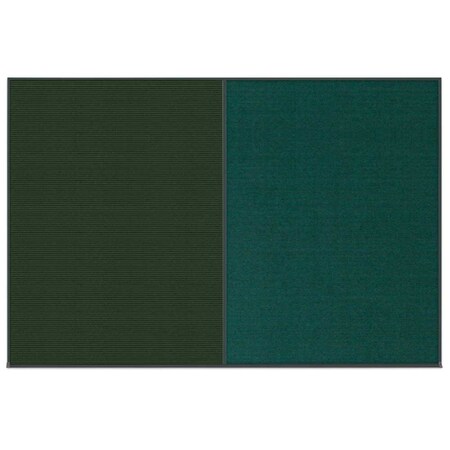 United Visual Products Enclosed Corkboard, 1 Door, 48"x36", 4" Fra UV3402-GOLD-FORBO